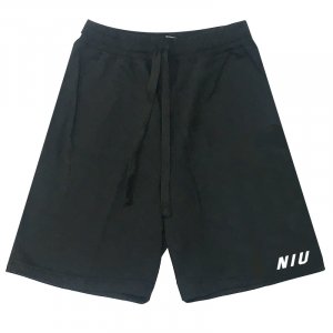 【團購商品，10件起做】NIU休閒有型棉短褲_黑/灰(可混色)