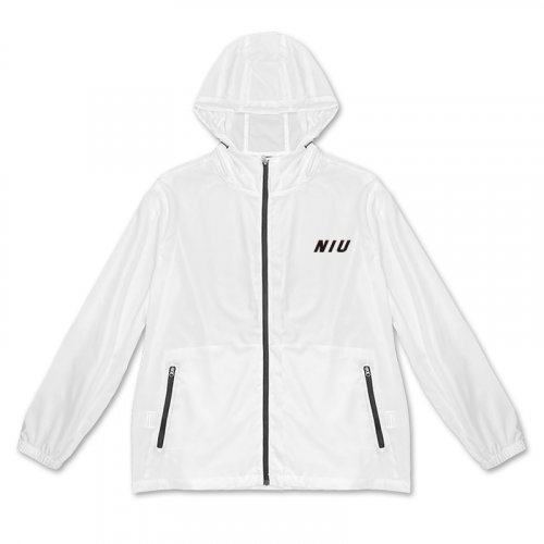 【10件起做，可來圖客製】NIU輕量機能防潑水風衣外套_白/黑(可混色)