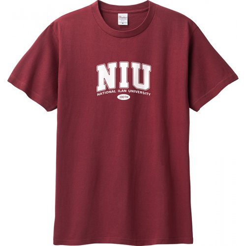 【百年限定款】NIU_100TH經典款短T_酒紅