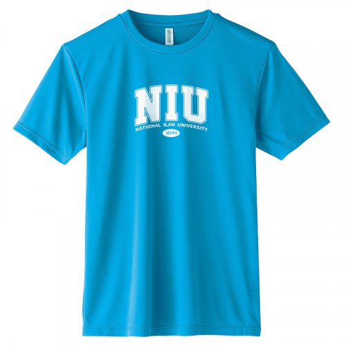 【百年限定款】NIU_100TH沁涼輕薄排汗短T_翠藍