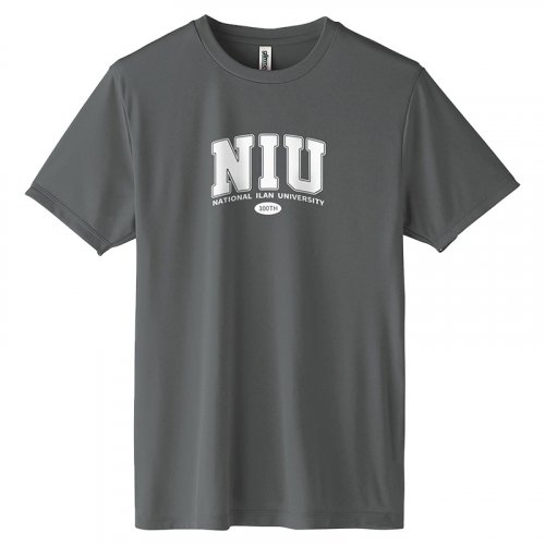 【百年限定款】NIU_100TH沁涼輕薄排汗短T_深灰