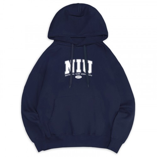 【百年限定款】NIU_100TH經典款落肩帽T_深藍(合作社獨賣) 【百年限定款】NIU_100TH經典款落肩帽T_深藍(合作社獨賣)