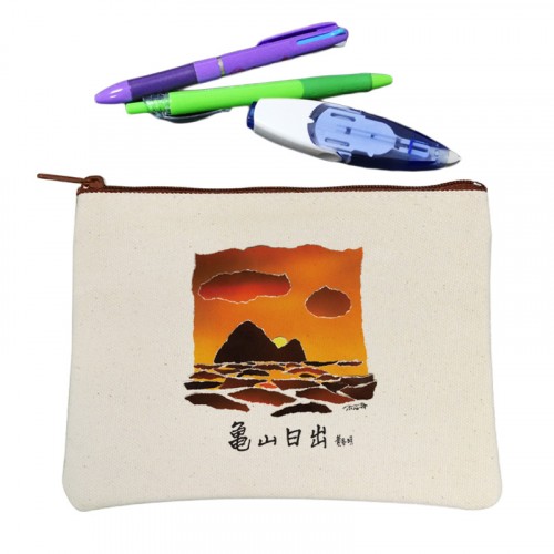 【團購商品,10個起做】NIU龜山日出帆布收納袋 【團購商品,10個起做】NIU龜山日出帆布收納袋