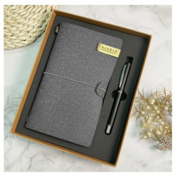 【團購商品，10件起做】宜大旅行手札書寫禮盒_霧黑組/皮革組(可混色)